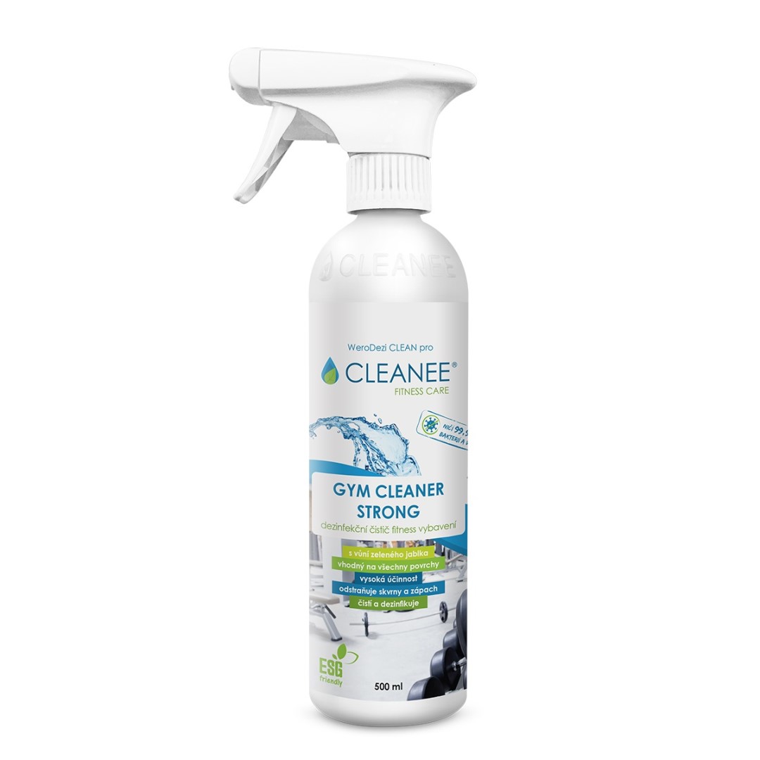 Cleanee Środek dezynfekujący do sprzętu treningowego GYM CLEANER STRONG, 500 ml