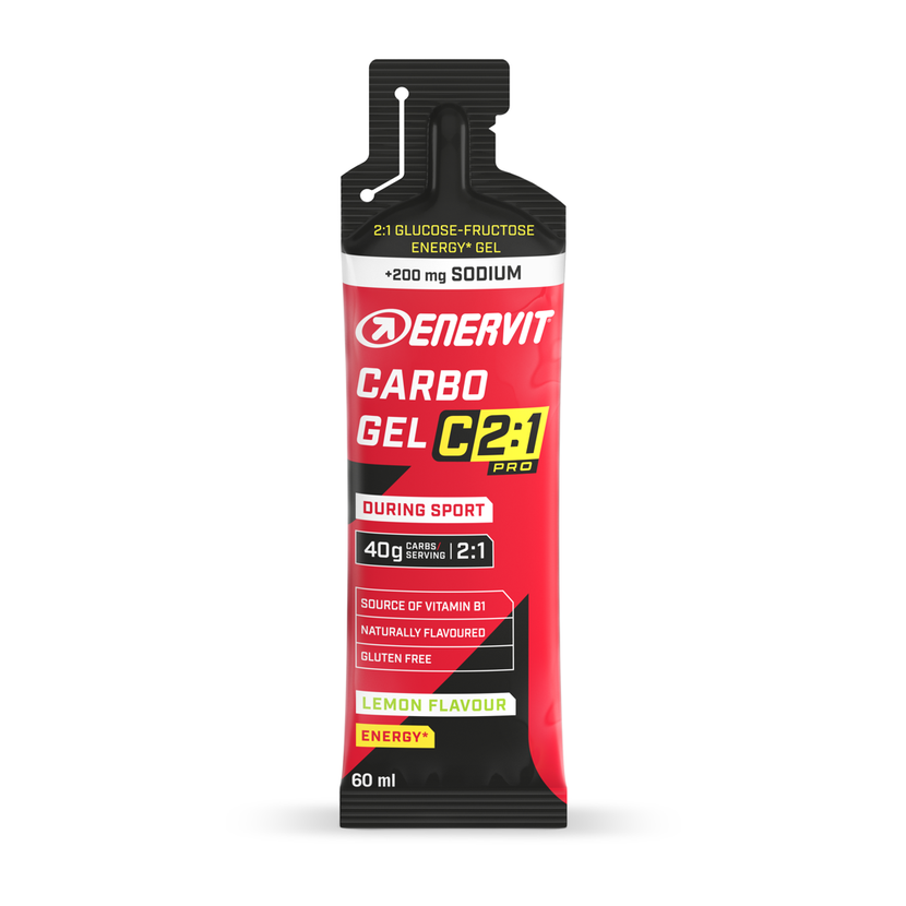Enervit Carbo Gel C2:1 z sodem, cytryna, 60 ml