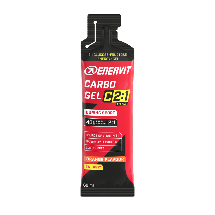 Enervit Carbo Gel C2:1, pomarańczowy, 60 ml