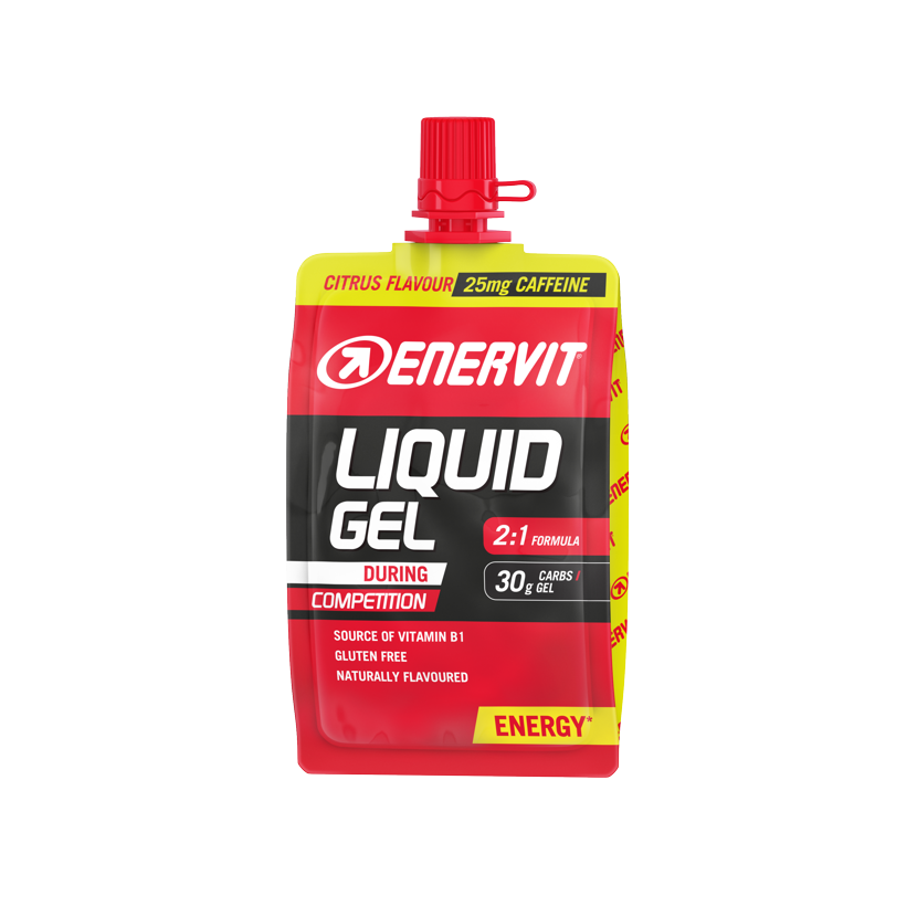 Enervit Liquid Gel Competition z kofeiną, cytrusowy, 60 ml