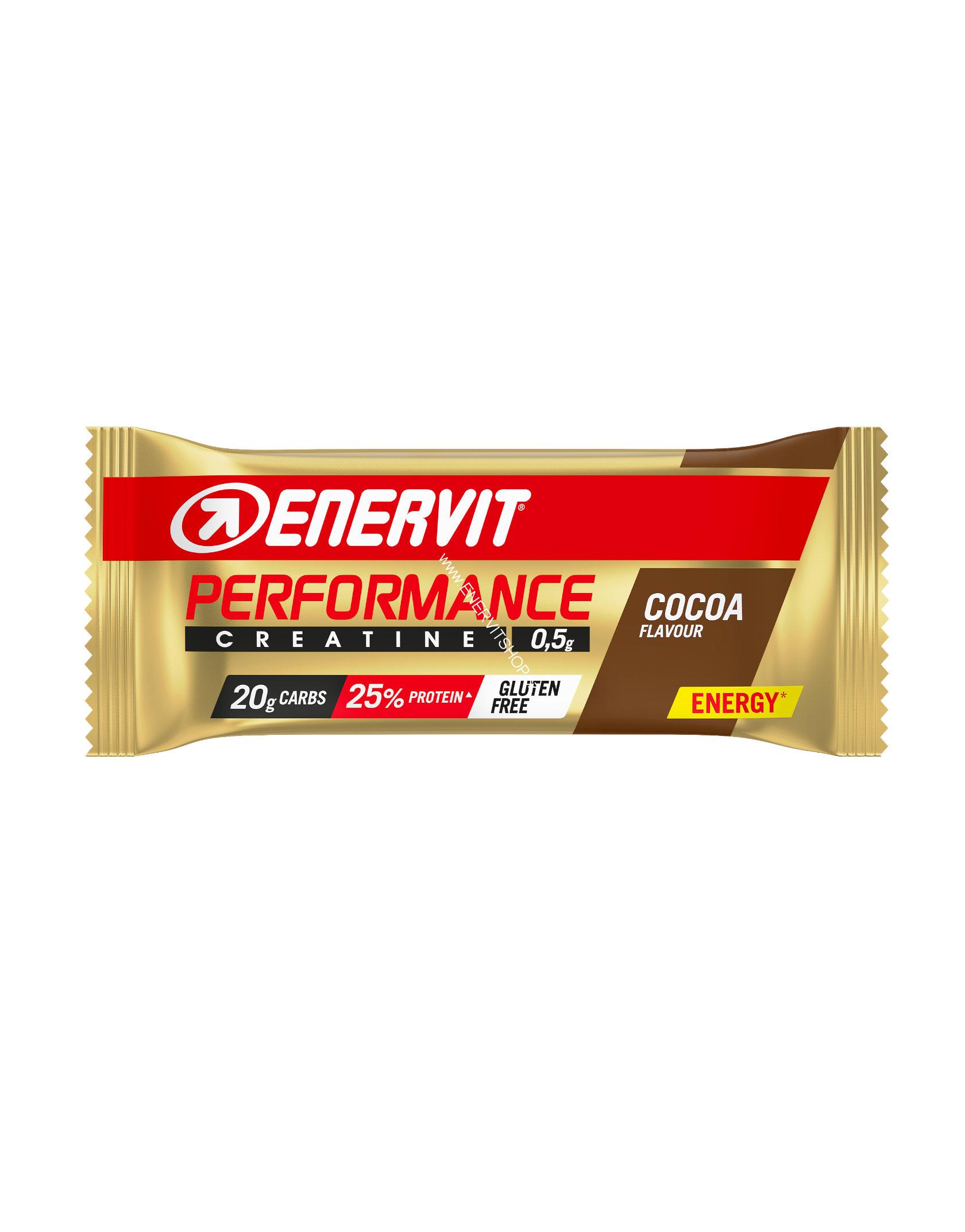 Baton Enervit Performance z kreatyną, kakao, 40 g