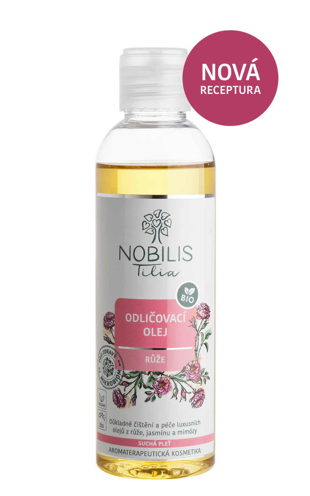Nobilis Tilia Olejek do demakijażu, różany, 200 ml