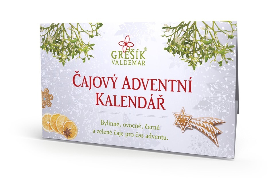 Grešík Čajový adventní kalendář 24 sáčků Obrázek