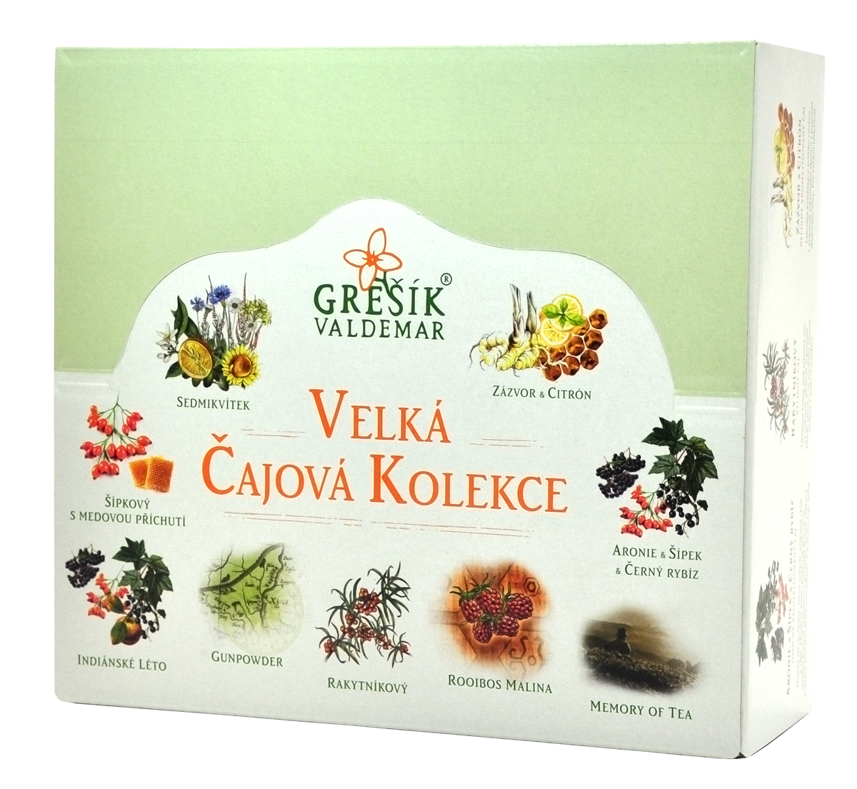 Grešík Velká čajová kolekce 9x10 sáčků Obrázek