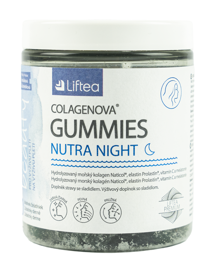 Liftea Collagen Nutra noc, 60 żelatyn