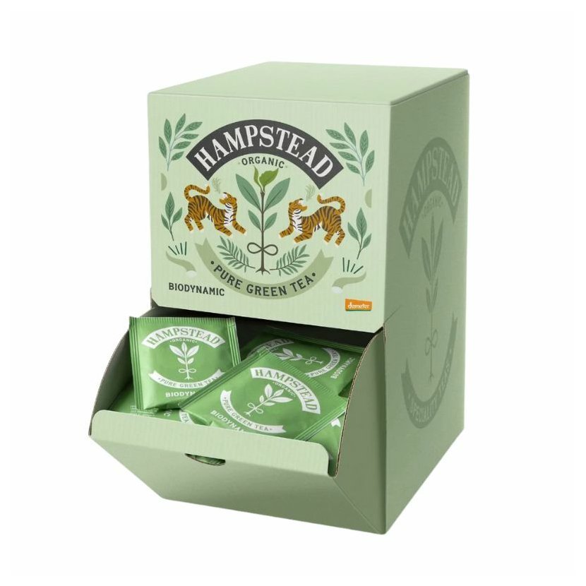 Herbata zielona Hampstead Tea London BIO, 250 szt.