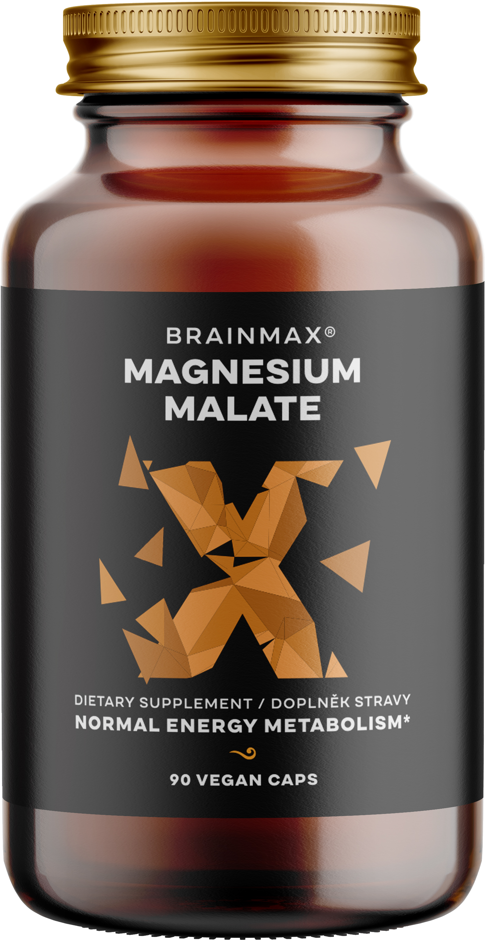 BrainMax Jabłczan Magnezu, 90 kapsułek roślinnych