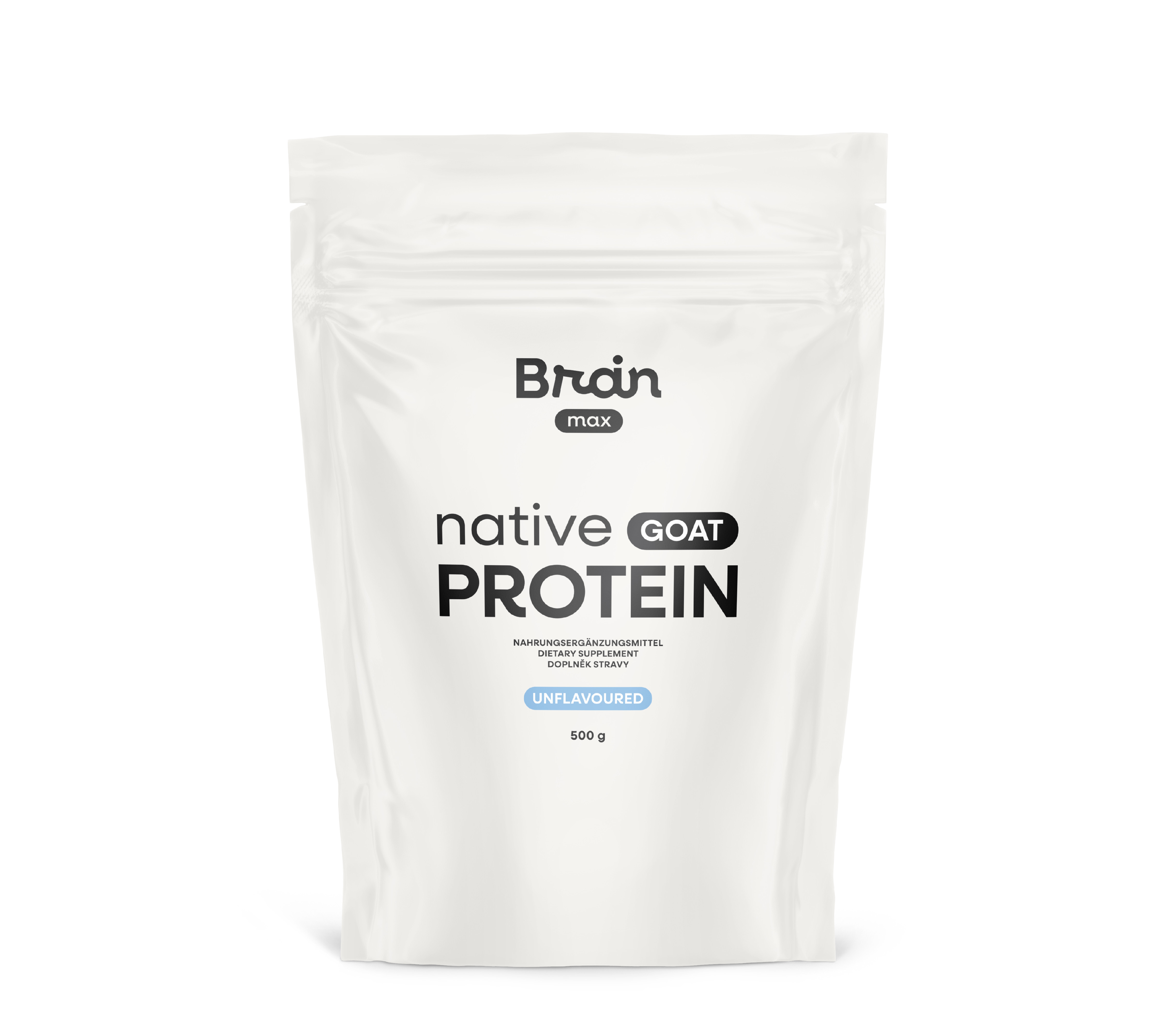 BrainMax Native Goat Protein, bezsmakowe, 500 g