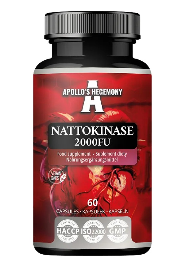 Apollo's Hegemony Nattokinase, 2000 FU, 60 kapslí