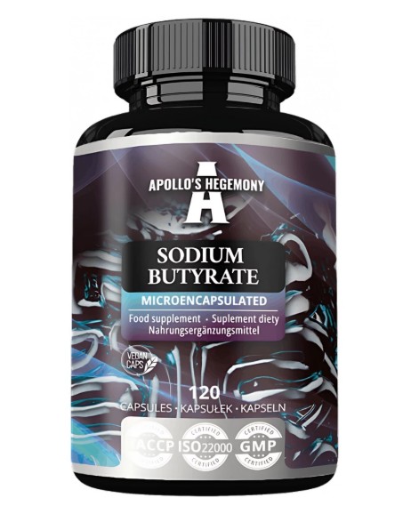 Apollo's Hegemony Sodium Butyrate Microencapsulated, 120 kapslí