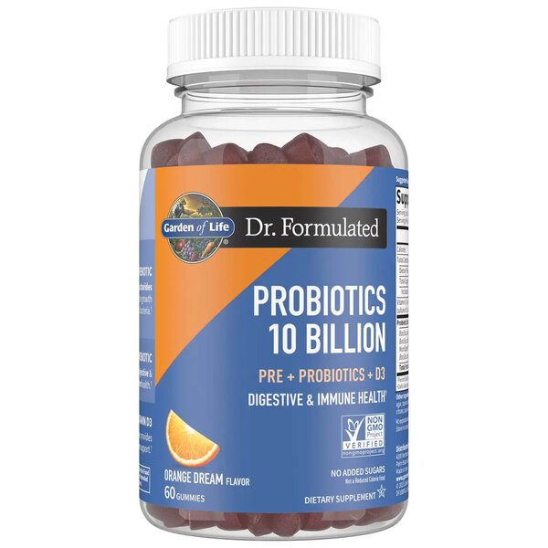 Garden of Life Dr. Formulated Probiotika 10B – Pomeranč medvídci 60 ks