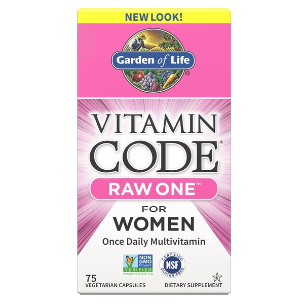 Garden of Life Vitamin Code RAW ONE - multivitamín pro ženy 75 kapslí