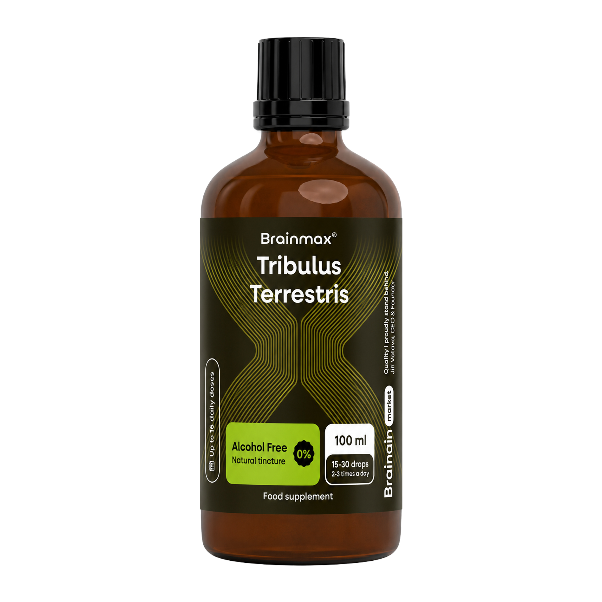 BrainMax Pure Brainmax® Tribulus Terrestris, bezalkoholowa nalewka ziołowa, 100 ml