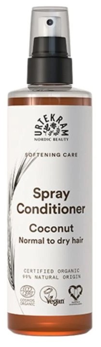 Urtekram Kondicionér ve spreji Kokos BIO 250 ml