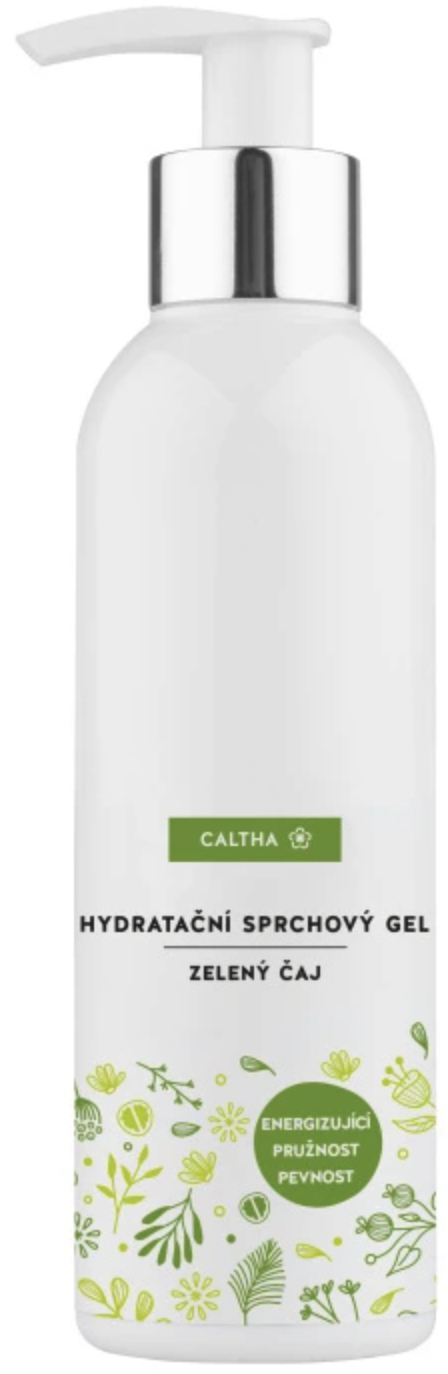 Caltha Hydratační sprchový gel, zelený čaj, 250 ml