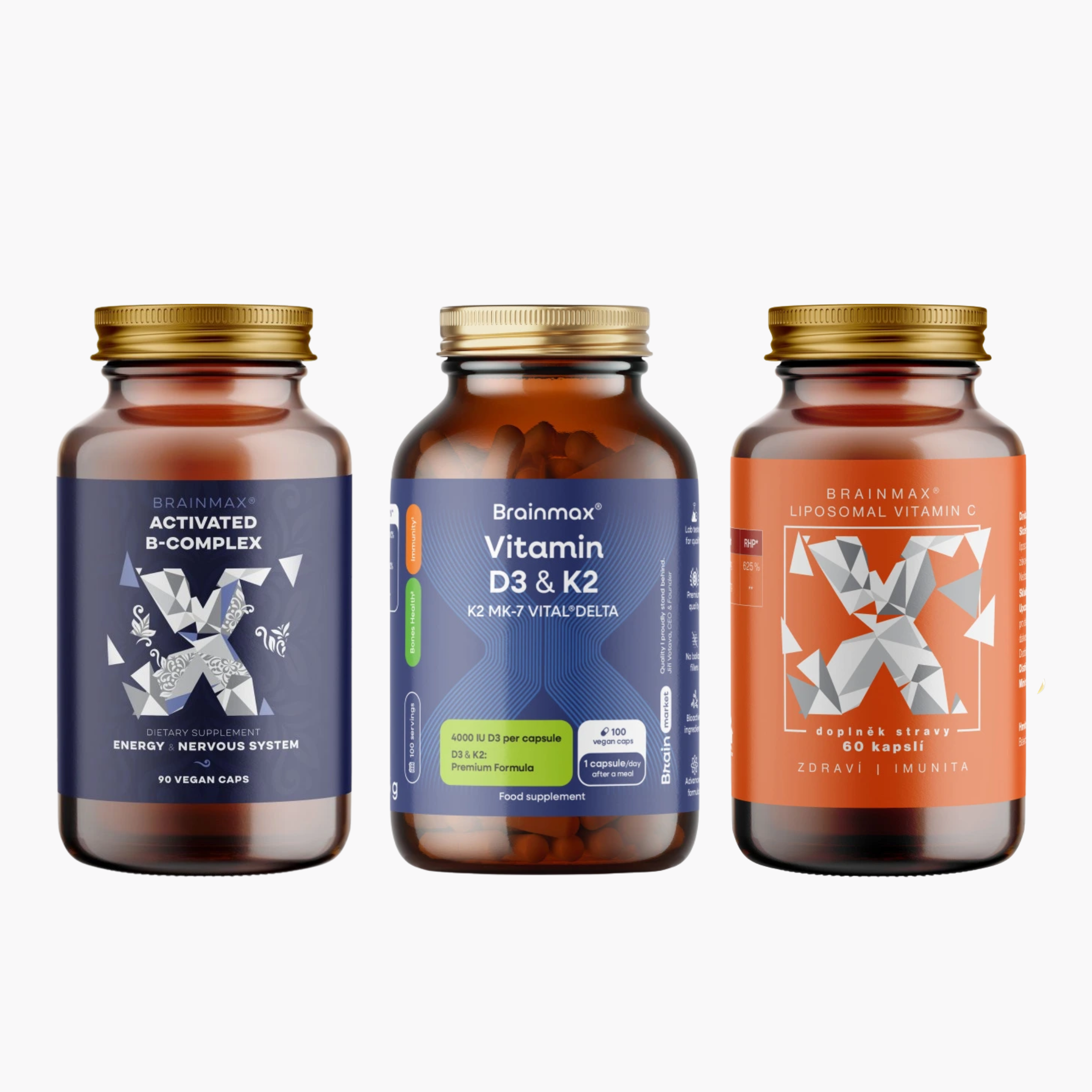 Trio na odporność – B-Complex + witamina C + D3 i K2