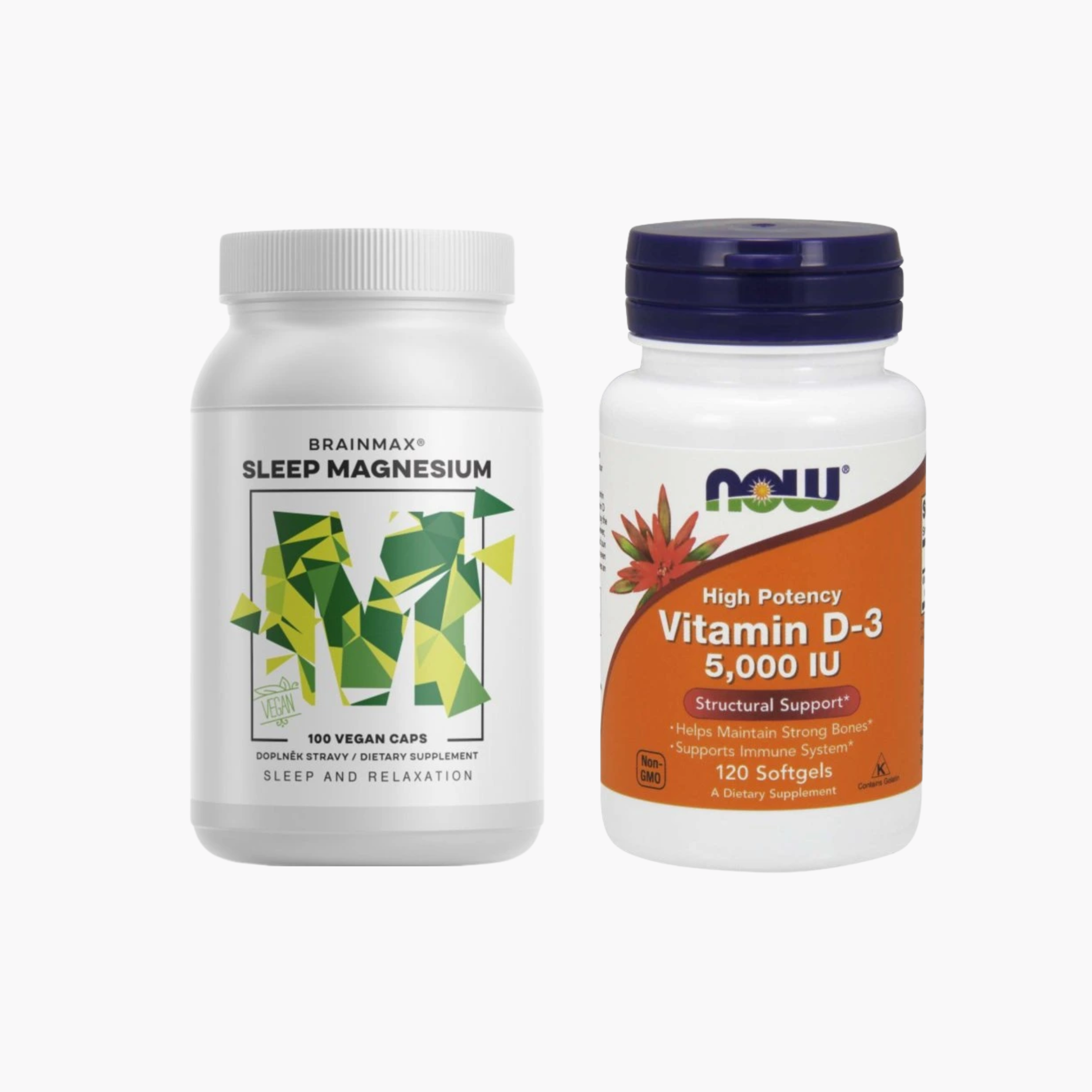 Sen & D3 Boost – Magnez i Witamina D3 5000 IU