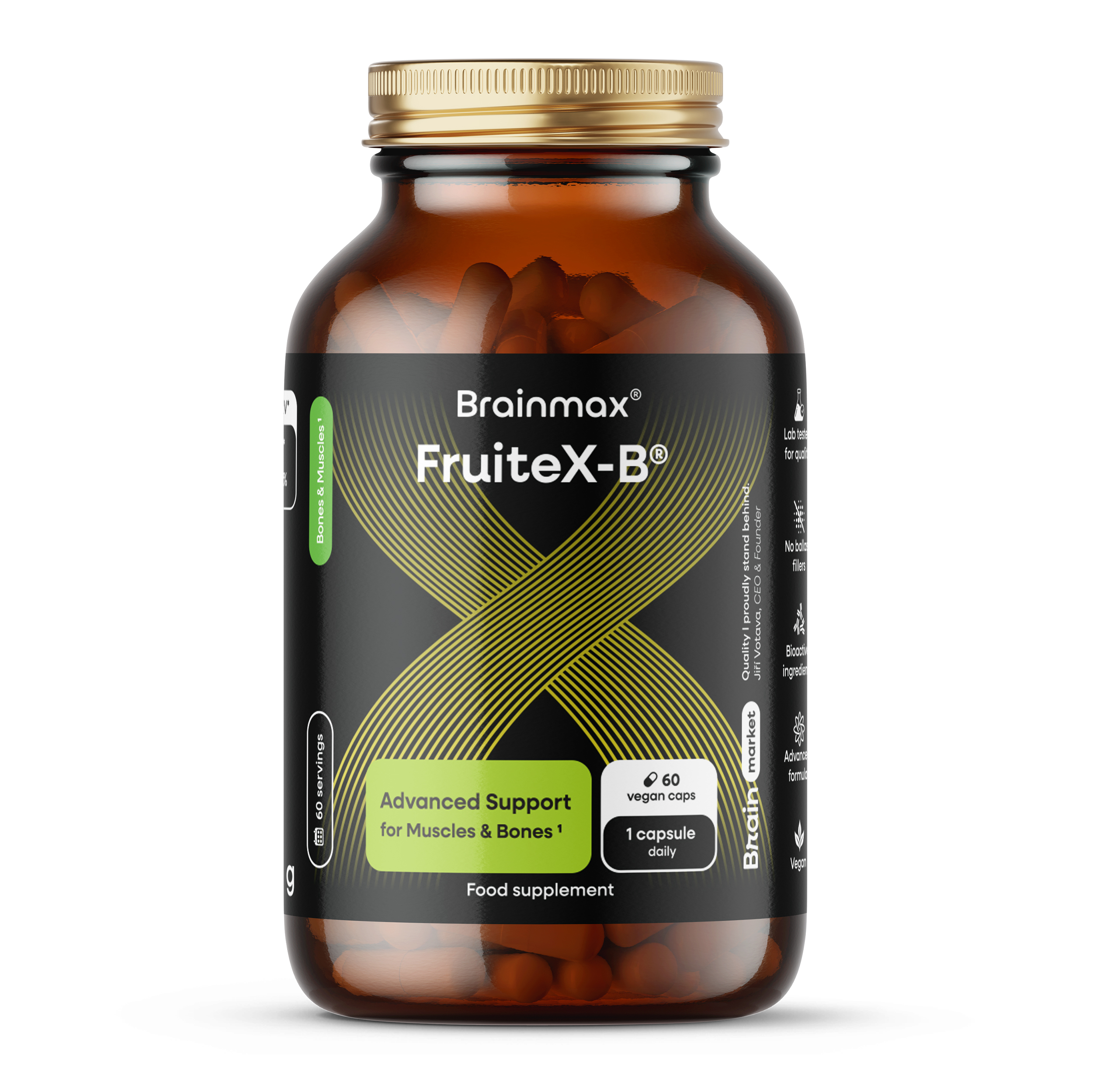 BrainMax FruiteX-B®, 60 kapsułek roślinnych