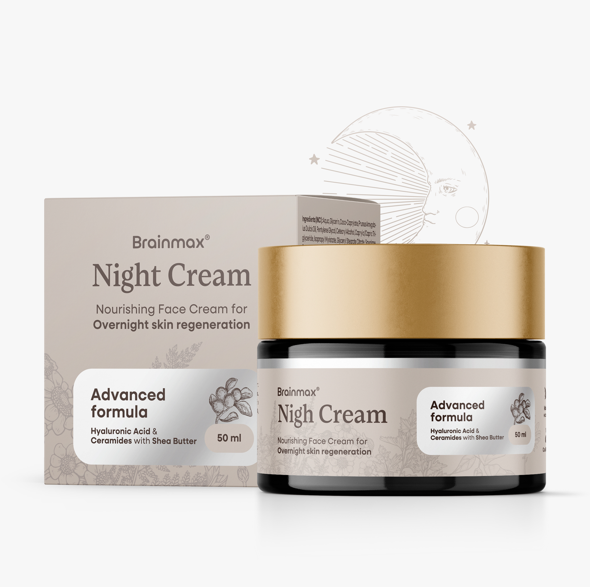 BrainMax BrainMax® Krem na noc, 50 ml