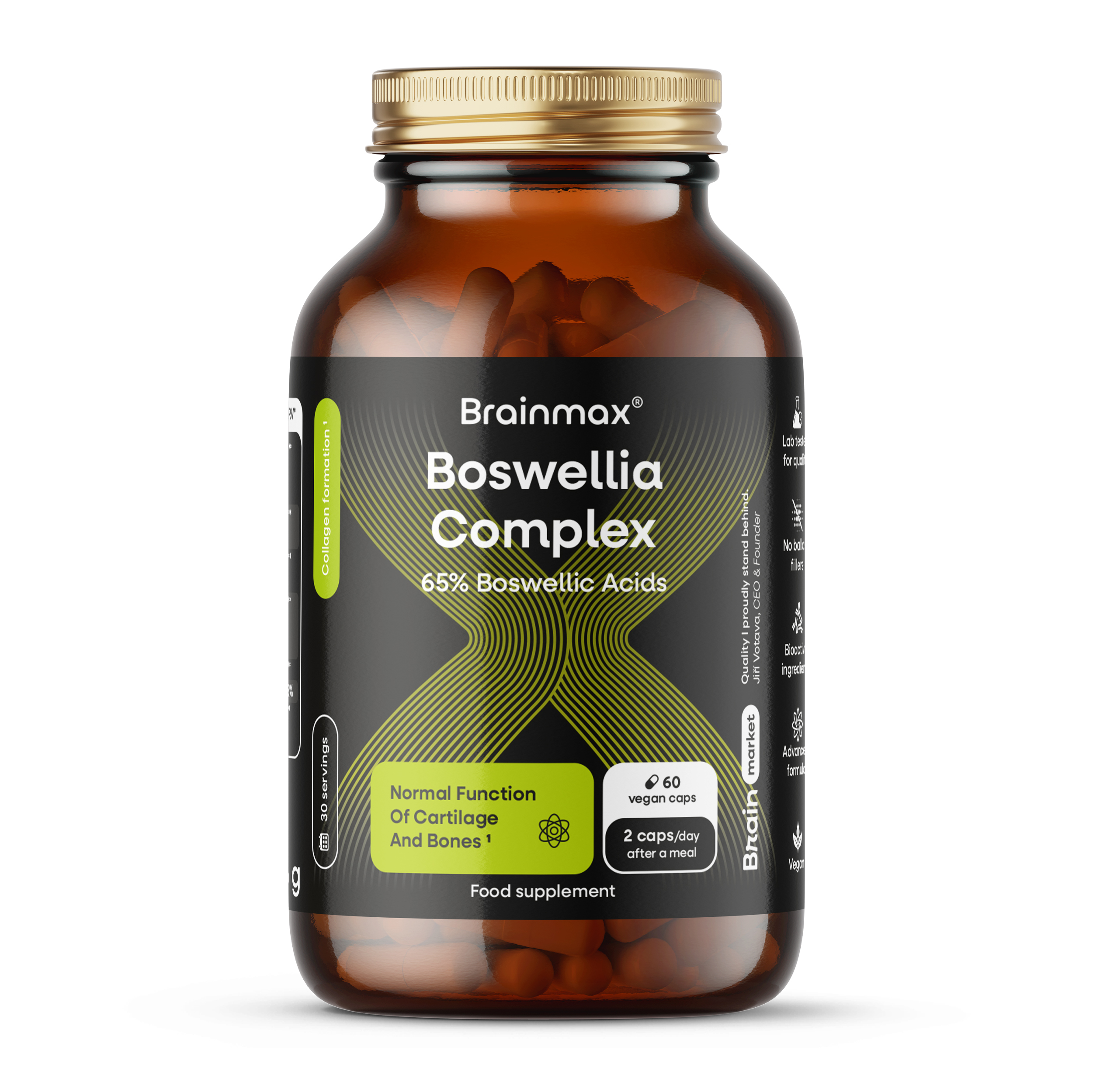 BrainMax Boswellia Complex, 60 rostlinných kapslí