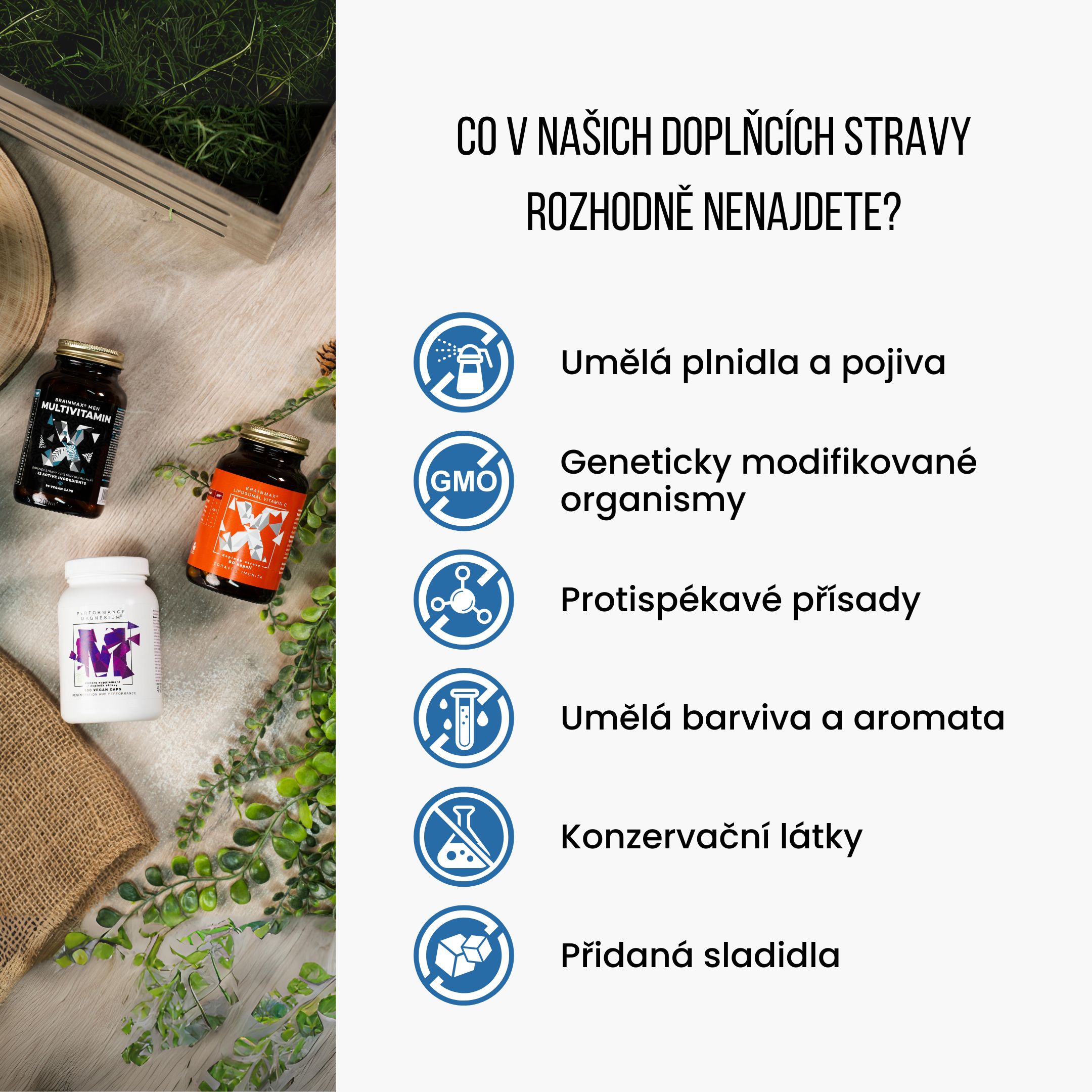 BrainMax Men Multivitamin, multivitamín pro muže, 90 rostlinných kapslí (zdjęcie 11)