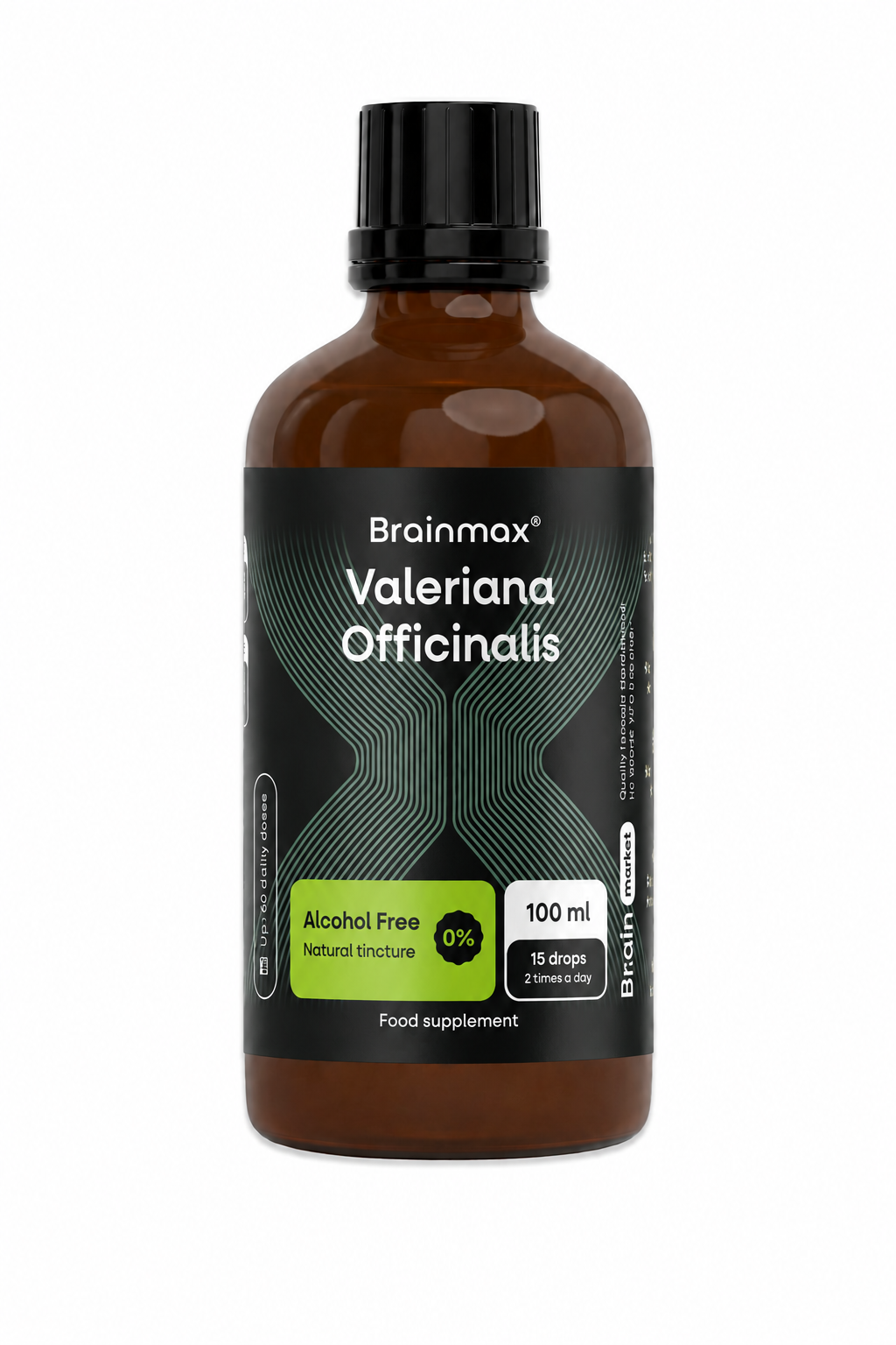 BrainMax Nalewka BrainMax® z waleriany bez alkoholu, 100 ml