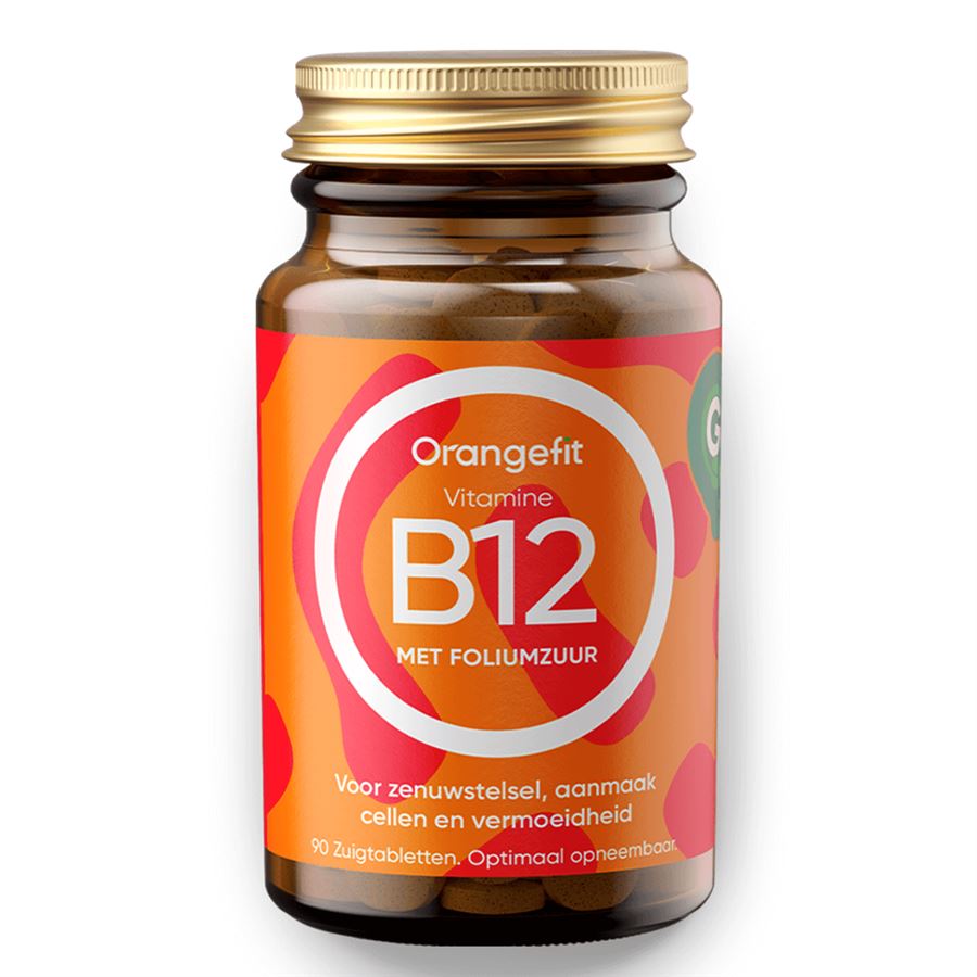 Orangefit Vitamin B12 s Kyselinou listovou, 90 pastilek