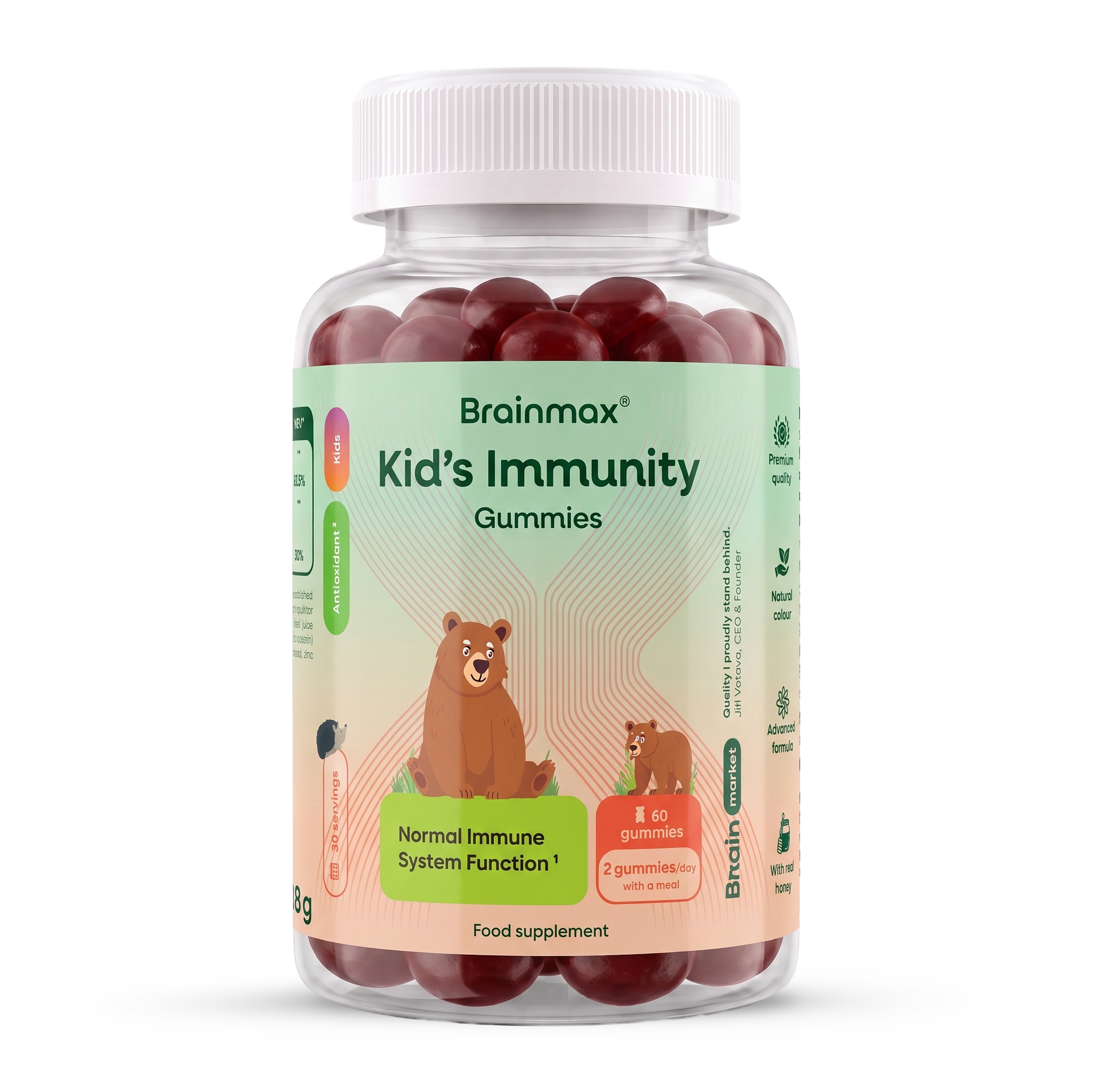 BrainMax BrainMax® Kid's Immunity Gummies, 60 żelków