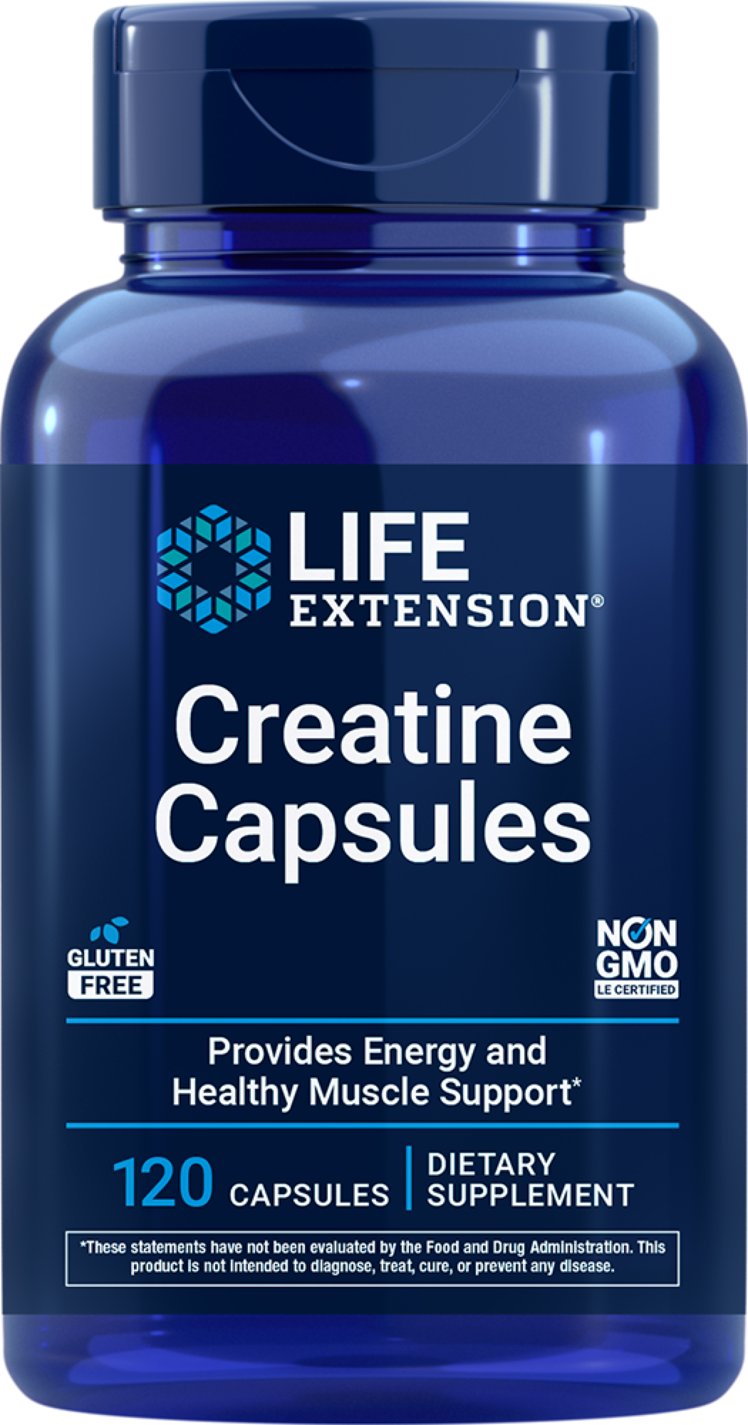 Life Extension Kreatin, 120 kapslí