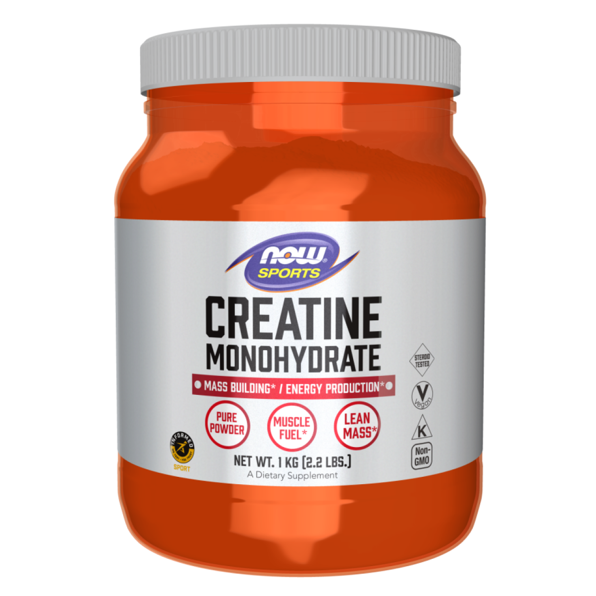 Now® Foods NOW Kreatyna monohydrat, czysty proszek, 1000 g