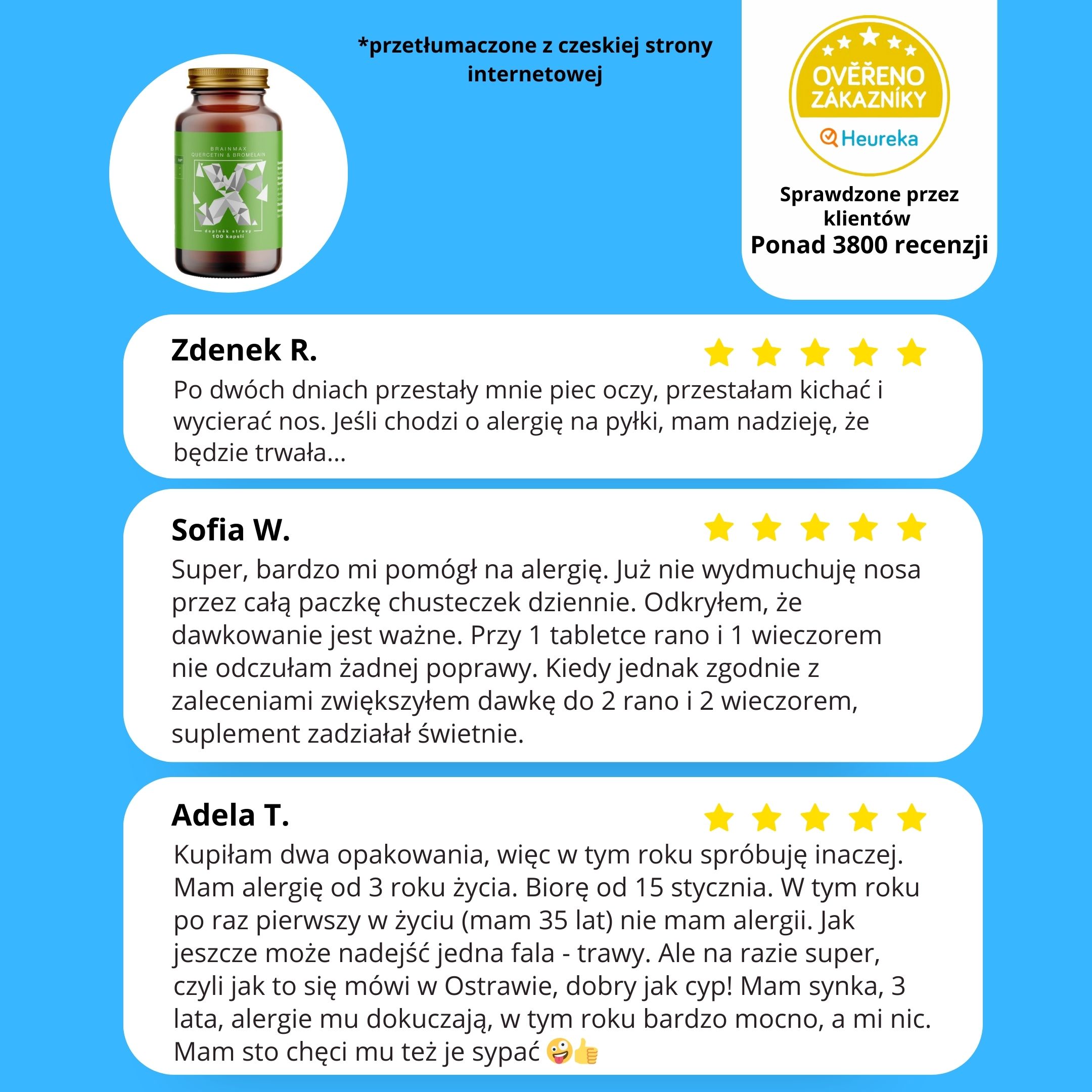 BrainMax Quercetin & Bromelain, Kvercetin a Bromelain, 100 rostlinných kapslí Obrázek