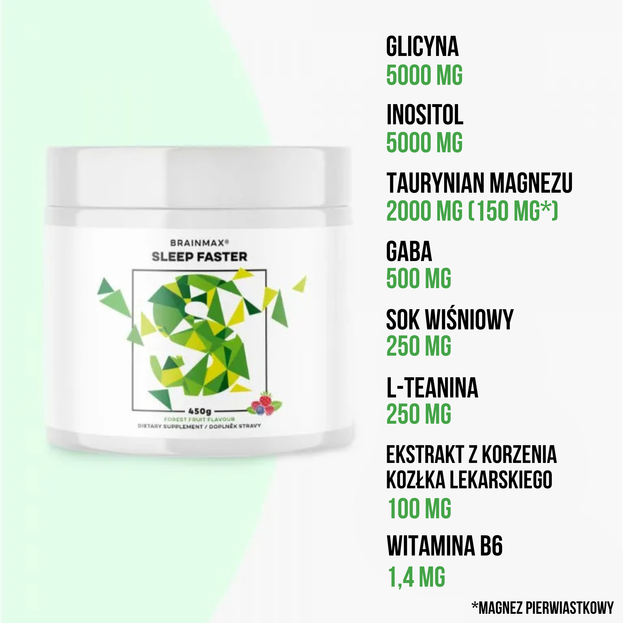 BrainMax Sleep Faster, 450 g Obrázek
