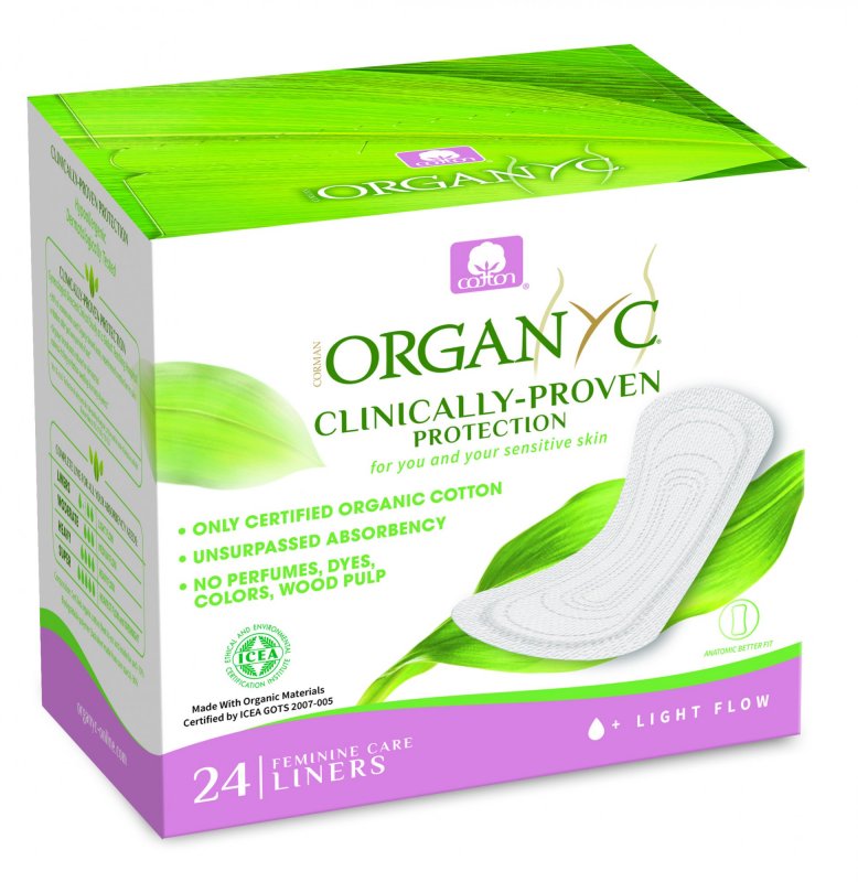 Organyc Dámské vložky slipové mini 24 ks BIO bavlna