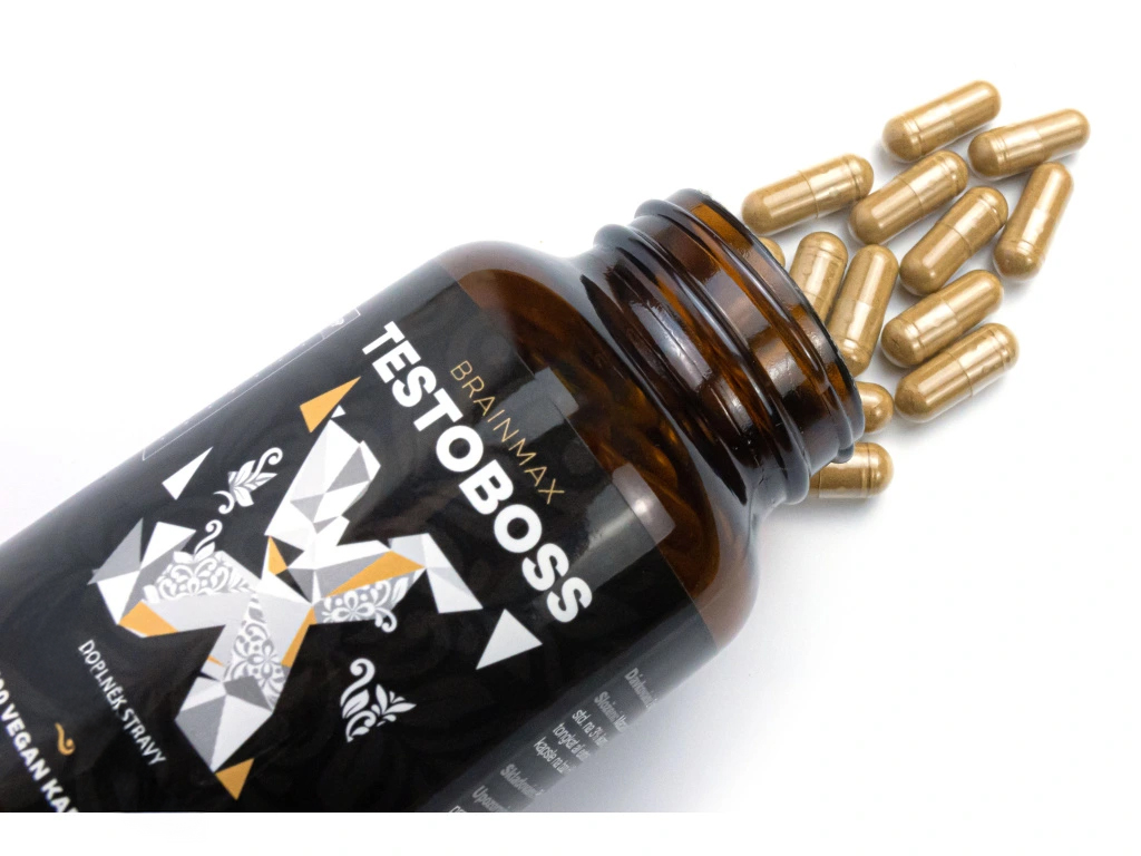 BrainMax Testoboss, 100 rostlinných kapslí Obrázek