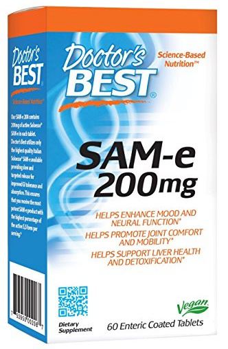 Doctor's Best SAM-e, 200 mg, 60 enterális tabletta