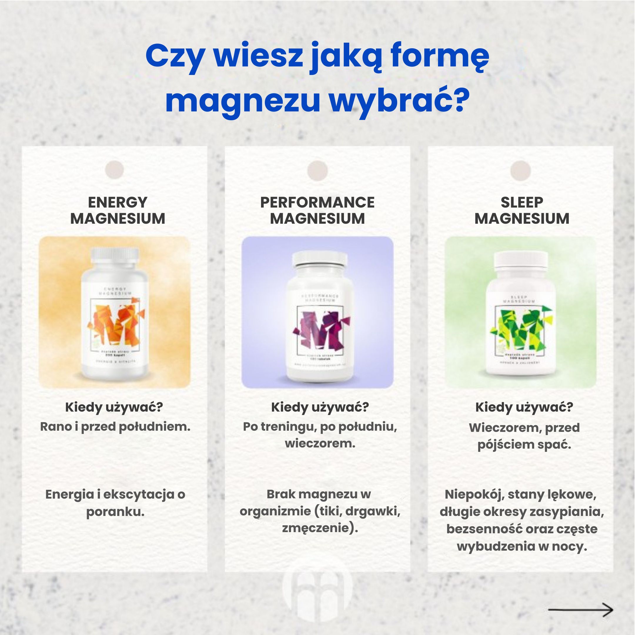 Performance Magnesium 1000 mg 100 tbl. (Hořčík + Vitamín B6) Obrázek