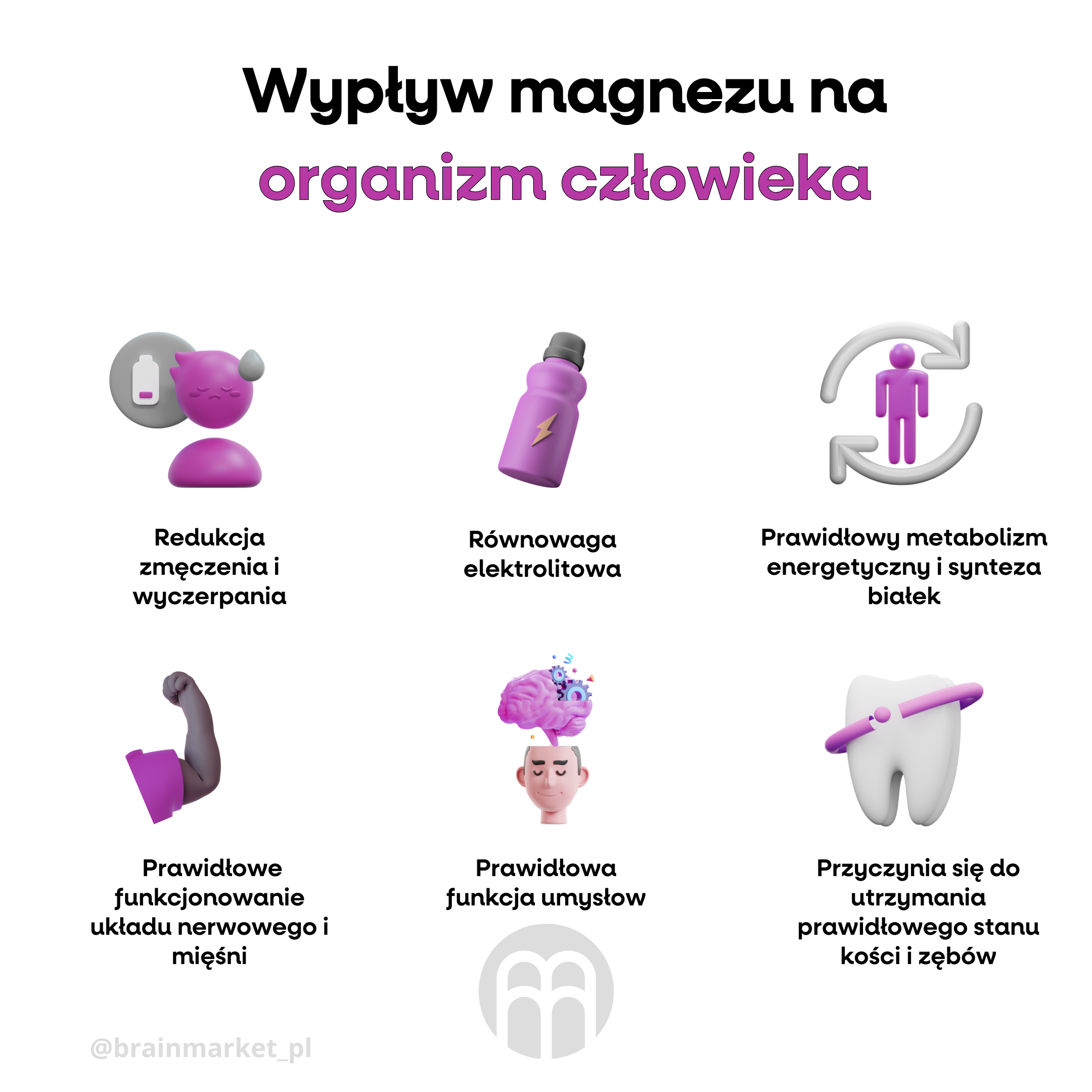 Performance Magnesium 1000 mg 100 tbl. (Hořčík + Vitamín B6) Obrázek