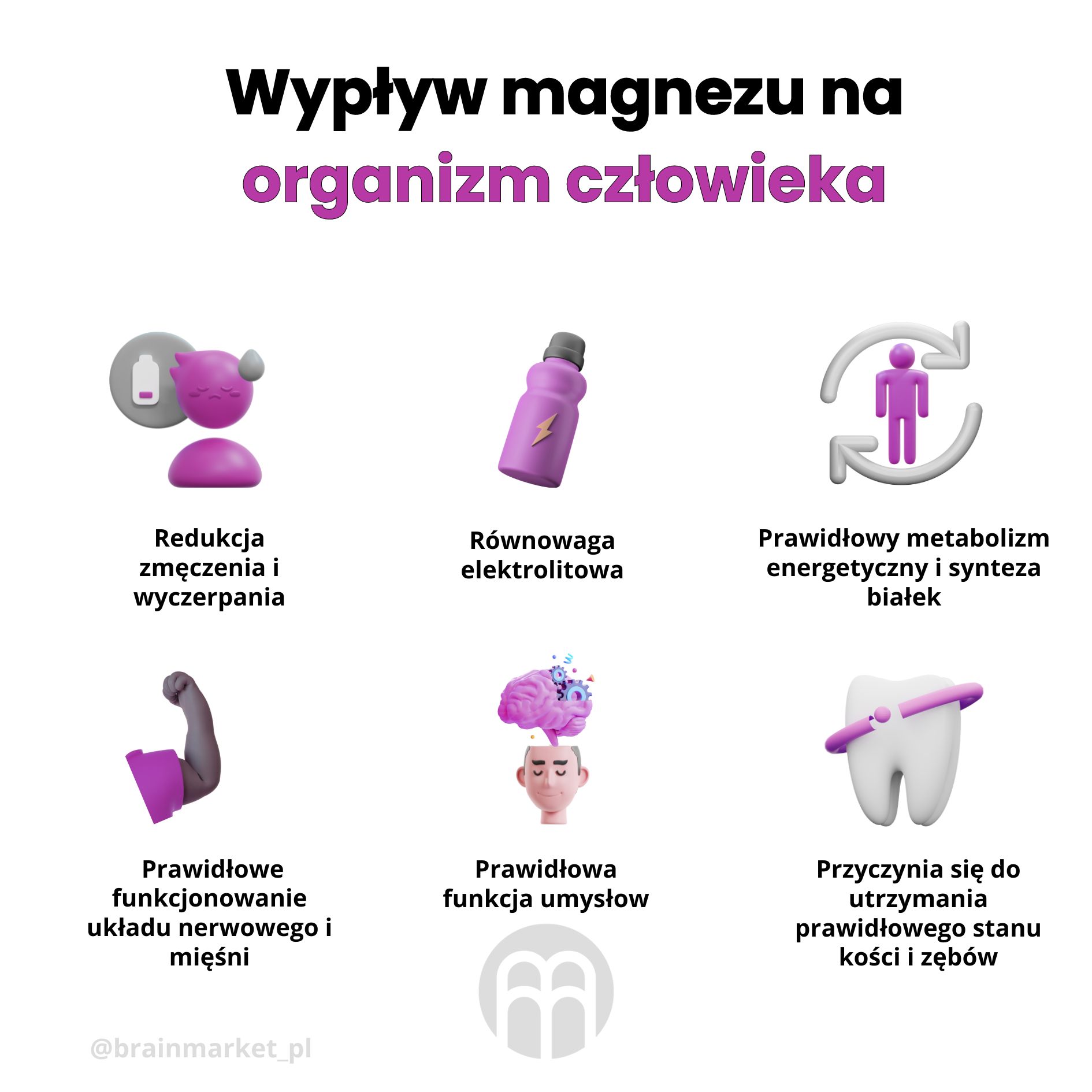 Performance Magnesium 1000 mg 100 tbl. (Hořčík + Vitamín B6) Obrázek