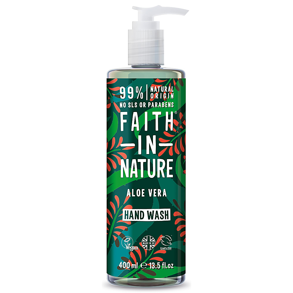 Faith in Nature - Antibakteriální tekuté mýdlo s Aloe vera a Tea Tree, 400 ml
