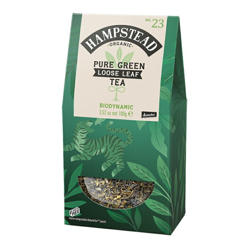 Hampstead Tea London BIO zelený sypaný čaj, 100 g