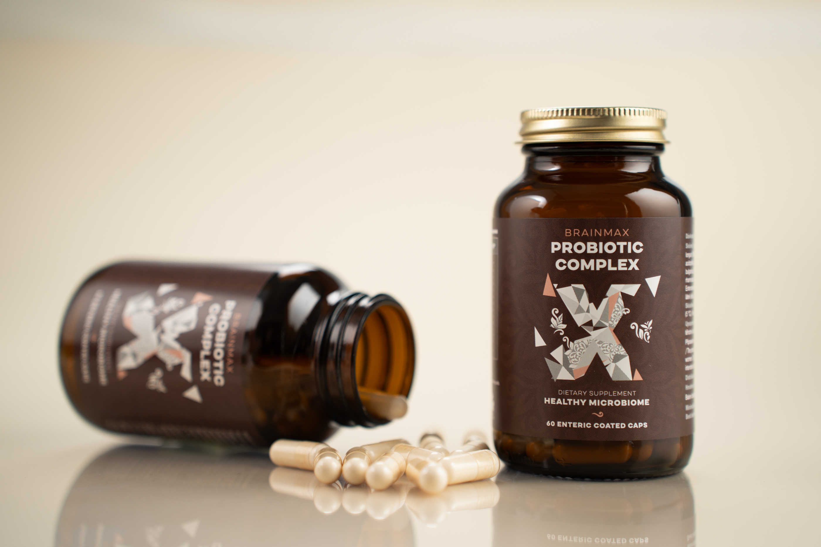 BrainMax Probiotic Complex (Probiotika), 60 enterosolventních kapslí Obrázek