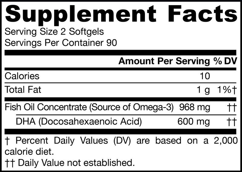 Jarrow Formulas Jarrow Max DHA, 180 kapslí Obrázek