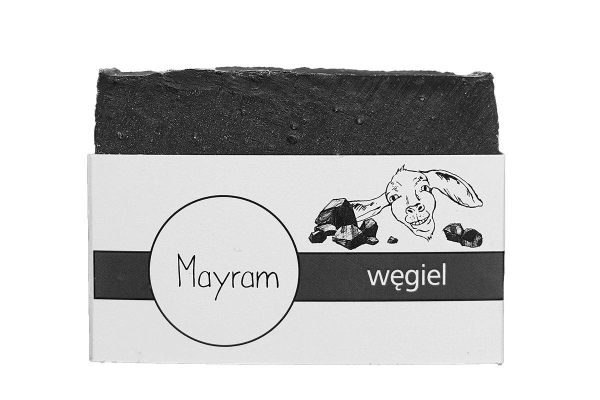 Mayram - mydło z węglem aktywnym, 100 g
