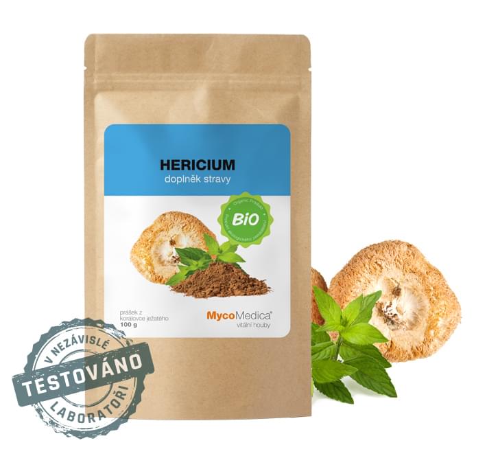 MycoMedica Hericium prášek BIO 100 g