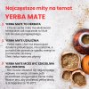 BrainMax Pure Yerba Mate, Detox, 500 g  Mieszanka brazylijskiej yerba mate wzbogacona zieloną herbatą i ziołami oczyszczająca organizm i dodająca energii