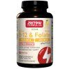 Jarrow Methyl B-12 i Methyl Folate (witamina B12 + kwas foliowy, formy aktywowane), 1000 mcg / 400 mcg, 100 pastylek do ssania