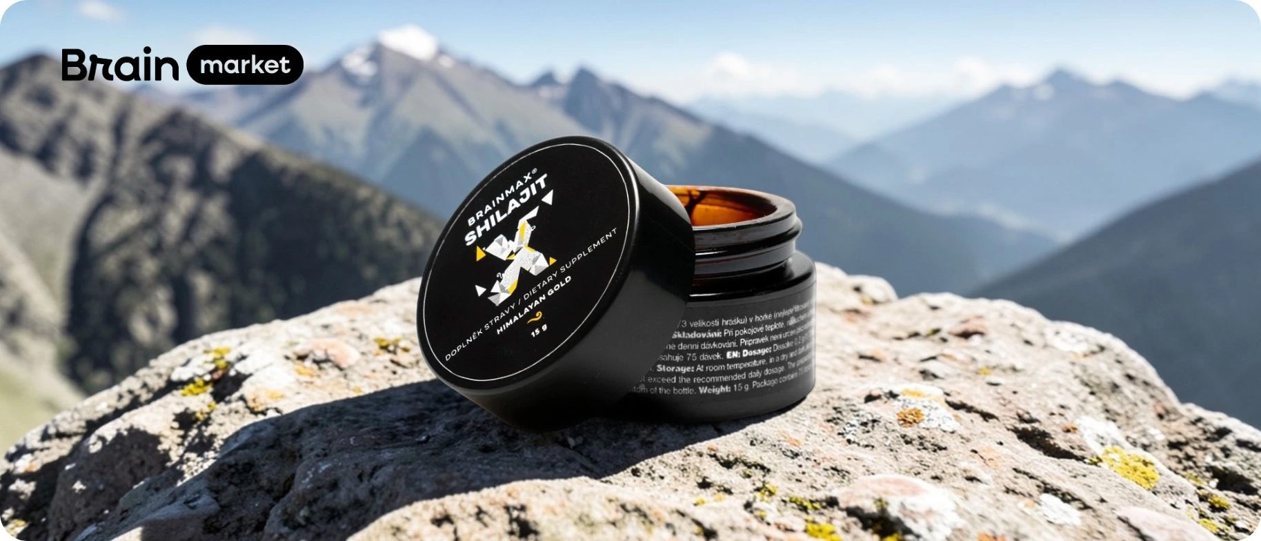 BrainMax Shilajit – Puterea naturii în rășina himalayană