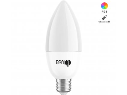Bec inteligent BrainLight LED, filet E14, 5,5 W, cu controler, reglabil
