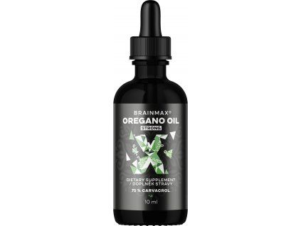 BrainMax Oregano oil®, ulei de oregano, 10 ml  Ulei de oregano cu 75% carvacrol, supliment alimentar