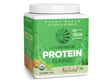 sunwarrior classic proteine naturel 375 gram